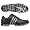 Black/Black/Metallic Slvr