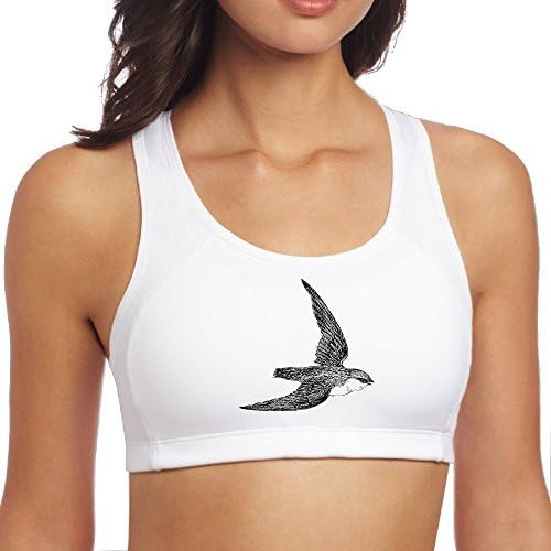 No-Bounce Swift Nylon Womens Yoga Bra Crop Top Vest