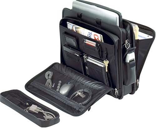 Targus Deluxe Top-Loading Leather Case Designed for 17 Inch Laptops TLE400 Black) Targus Deluxe Top-Loading Leather Case Designed for 17 Inch Laptops TLE400 Black)