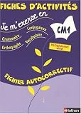 Je m'exerce en grammaire, conjugaison, orthographe, vocabulaire CM1 : Fichier autocorrectif, Programme 2008