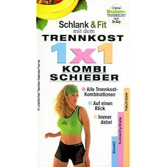 Schlank und Fit mit dem Trennkost 1�1 Kombischieber. Alle Trennkost-Kombinationen auf einen Blick immer dabei