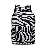 Advocator 20L Zebra Stripe Student Backpack Kid's Daypack School Bag