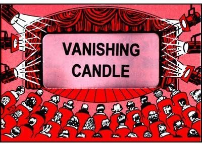 Vanishing Candle (White) by Fantasio - Trick by Fantasio Magic Products