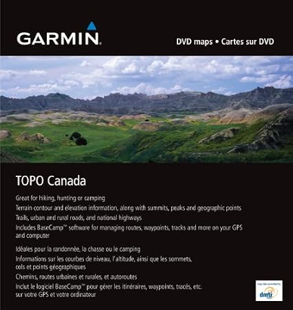 Garmin TOPO! Canada Map DVD (Windows or Mac)
