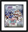 2008 New England Patriots vs New York Giants NFL Framed 8x10 Photograph Super Bowl XLII Collage