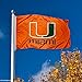 Miami UM Canes University Large College Flag