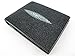 PELGIO Genuine Stingray Skin Leather Bifold Wallet Black