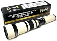 Opteka 650-1300mm High Definition Telephoto Lens for Canon EOS