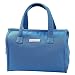 Elegant Baby 100% Cotton Canvas Blue Mini Tote With Removable/Cleanable Vinyl Line