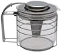 WMF Zeno Stainless Steel and Glass Teapot with Infuser