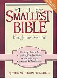 The Smallest Bible (Black, Snap Flap Closing)