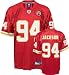 Tyson Jackson Jersey: Reebok Red Replica #94 Kansas City Chiefs Jersey - Medium
