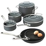 Kitchen Essentials  by Calphalon  Hard Anodized 10-pc. Cookware Set