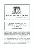 Memories of service with the LDV/Home Guard, Mitcham 1940-1942