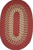 Robin Rugs Salem Braided 10 Round barn red Area Rug