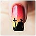 Whats Up Nails - Graveyard Vinyl Stencils for Nail Art Design (2 Sheets, 40 Stencils Total)