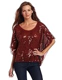 Awake Couture Women's Butterfly Sequin Top