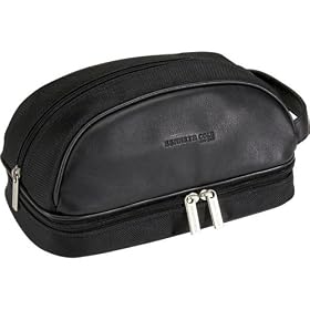 Kenneth Cole Reaction Business and Luggage Nylon and Leather Travel Kit