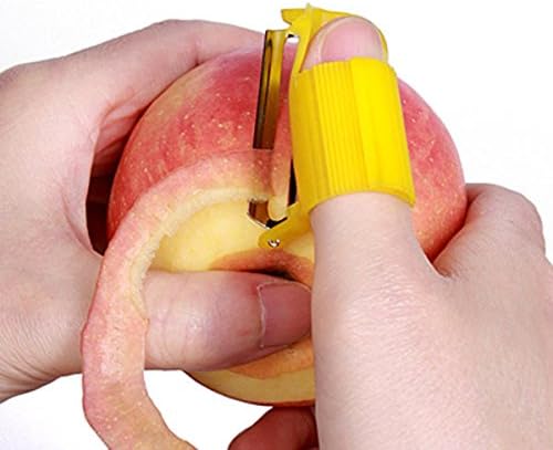 Multifunctional Vegetable Fruit Peeler Orange Peeler Fruit Knife Finger Fruit Peeler-Color Random