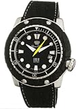 Midsize Miami Black Dial Black Silicone