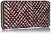 Anne Klein New Recruits Small Zip Around Wallet, Cherry Multi/Black, One Size