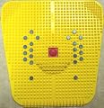 Acupressure Mat with Magnets Pyramids for Pain Relief and Total Health Size 12x12.5 Inches from ACS