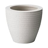 アドミナ 植木鉢 穴あき 1７cm ホワイト（白）【パーフェクトポット PF-30】 陶器 信楽焼き おしゃれ