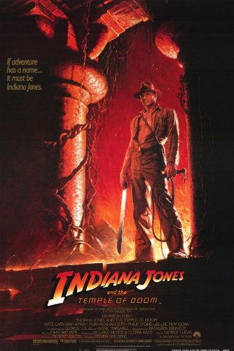 Indiana Jones and the Temple of Doom Poster Movie B 11x17 Harrison Ford Kate Capshaw Ke Huy Quan Picture