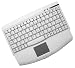 Adesso Mini White USB Keyboard with Glidepoint Keyboard  ( ACK-540UW )