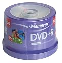 Memorex DVD+R 16x 50pack Cakebox