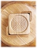 Lipper Beechwood Collection 9-Piece Coaster Set