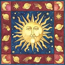 Sun Art Poster Print by Mary Beth Zeitz, 13x14