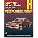 Chevrolet Monte Carlo '70'88 (Haynes Manuals)