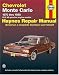 Book Haynes Chevrolet Monte Carlo, 1970-1988 (Haynes Manuals)