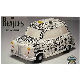 Collectors Edition The Beatles Cookie Jar : Newspaper Taxi by Vandor