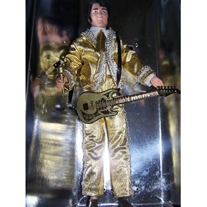 Elvis Presley Doll With Guitar and Microphone by 