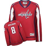 Reebok Washington Capitals Alex Ovechkin Women's Premier Home Jersey Small
