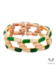 Genuine P&P Silver By Giuseppe Pisano (TM) Bracelet. P&P Silver By Giuseppe Pisano Cubic Zirconia Bracelet - Material/Stone: Cubic Zirconia. 54 grams in weight and 7.5 inches in length. 100% Satisfaction Guaranteed.