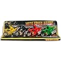 Partner Jouet - A0702054 - V�hicule Miniature et Circuit - Motos Fr 14 cm x 4 + Pilote Coq