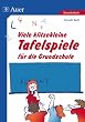 Viele klitzekleine Tafelspiele f�r die Grundschule
