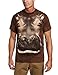 The Mountain Men's Hippo Head T-shirt, Medium Brown, X-Large