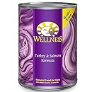 Wellness Complete Health Grain Free Turkey &amp; Salmon Natural Wet Canned Cat Food, 12.5-Ounce Can (Pack of 12)