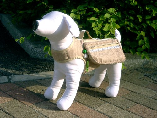 【ペット用防災用品付き】おやごころ　避難ジャケット　カジュアル　ベージュ (3号)