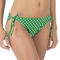 MB Dot Sidetie Swim Bottom - Green