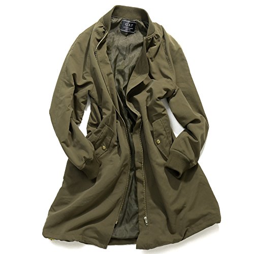 (ファッションレター)FashionLetter レディース ロング丈ミリタリージャケット ボンバージャケット ミリタリージャケット アウター 大きいサイズ 中綿ブルゾン ミリタリーブルゾン y182