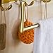 ROZIN Rozinsanitary Gold Finish Bathroom Folding Towel Rack Wall Mounted Clothes Towel Shelf Holder
