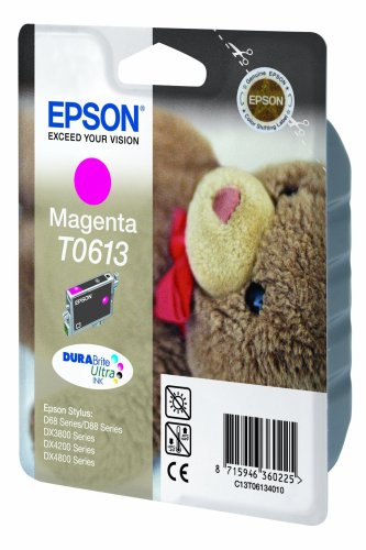 Epson Original T061340  Magenta Ink Cartridge for Stylus D68/D88/DX3800/DX4200/DX4800 (Teddy)