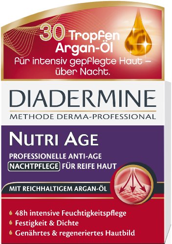 Diadermine Gesichtspflege Nutri Age Anti-Age Nachtpflege f&uuml;r reife Haut Preisvergleich