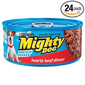Mighty Dog Hearty Beef Dinner, 5.5-Ounce Cans (Pack of 24)