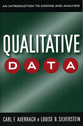 Qualitative Data: An Introduction to Coding and Analysis (Qualitative Studies in Psychology)